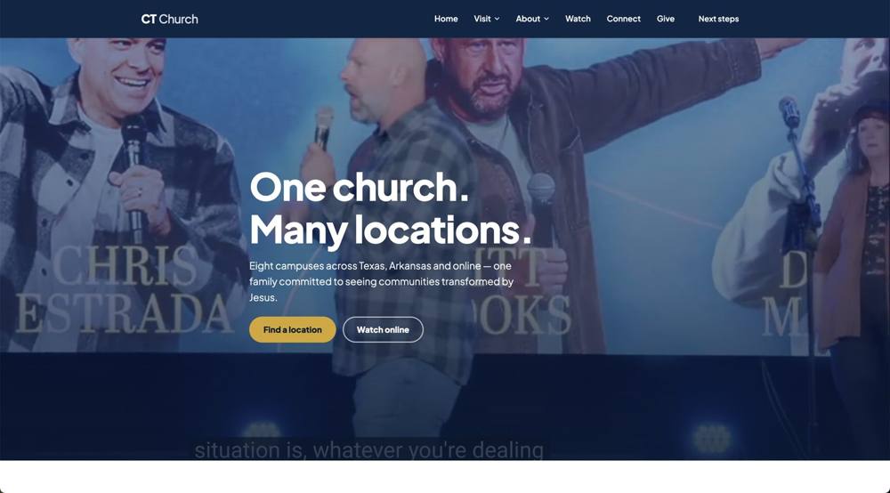 CT Church website